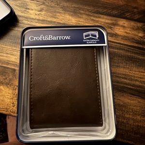 Craft & Barrow leather trifold wallet (Men’s)